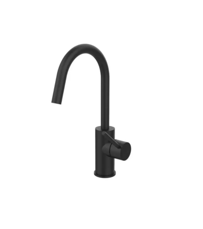 Set miscelatore lavabo e bidet canna a U con incasso doccia 2 uscite nero opaco - Light di Paffoni