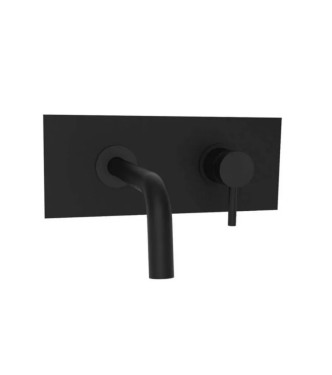 Set miscelatore incasso lavabo acciaio inox 12,3cm con bidet ed incasso doccia con deviatore nero opaco - Light di Paffoni