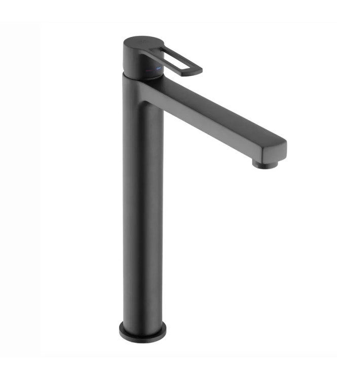 Set miscelatore lavabo prolungato e bidet con esterno doccia nero opaco - Ringo di Paffoni