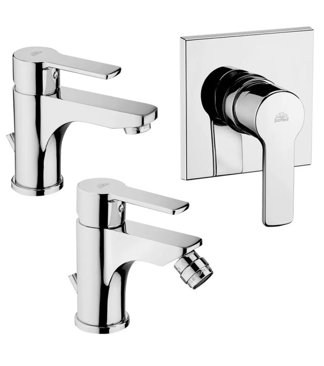 Paffoni Red miscelatore lavabo + bidet + incasso doccia