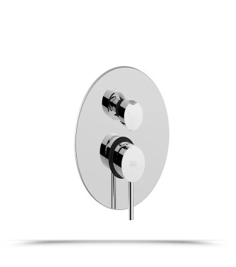 Set miscelatore lavabo e bidet con incasso doccia 2 uscite cromato - Light di Paffoni