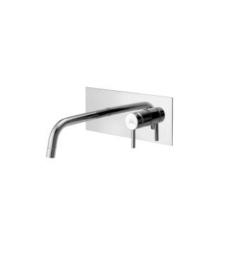 Set miscelatore incasso lavabo acciaio 17,8 cm con bidet ed incasso doccia monocomando 11,16 cm cromato - Light di Paffoni