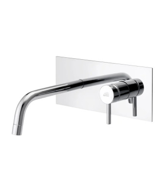 Set miscelatore incasso lavabo acciaio inox 24,8cm con bidet ed incasso doccia monocomando 11cm cromato - Light di Paffoni
