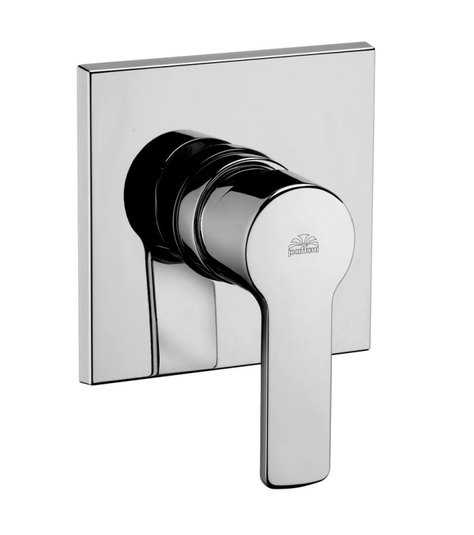 Set miscelatore lavabo prolungato e bidet con incasso doccia 3 uscite cromato - Red di Paffoni