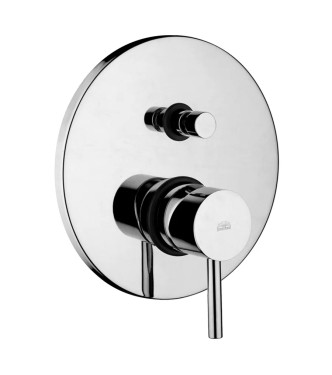 Set miscelatore lavabo bocca 24,8 cm con bidet ed incasso doccia con deviatore cromato - Stick di Paffoni