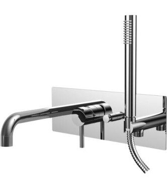 PAFFONI LIG001 LIGHT SINGLE-LEVER BUILT-IN BATHTUB/SHOWER MIXER CHROME