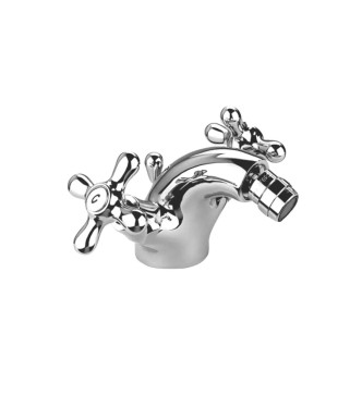 Miscelatori lavabo + bidet + gruppo vasca Paffoni iris in ottone cromato