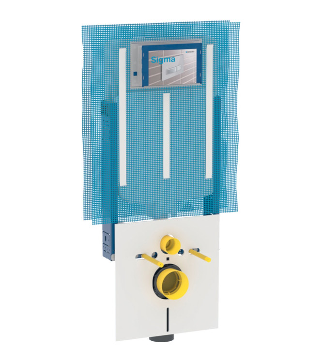 Geberit Sigma 8 Combifix Italia Cassetta di Scarico WC Sospeso da Incasso COD 110.790.00.1