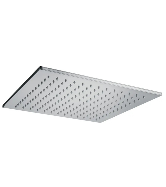 Soffione quadrato ispezionabile 30 x 30 cm in metallo cromato - Syncro King di Paffoni
