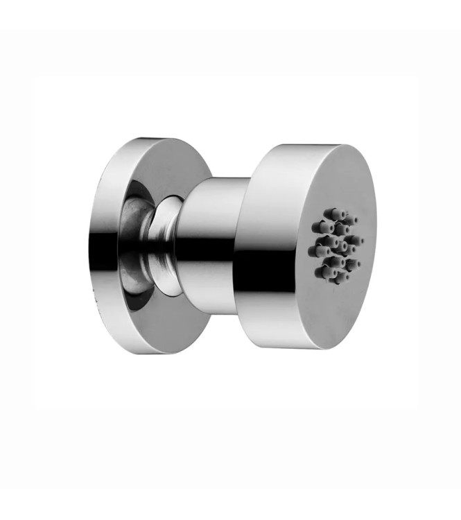 Soffione ellittico per getti laterali 4,8 x 3,3 cm in metallo cromato - Paffoni