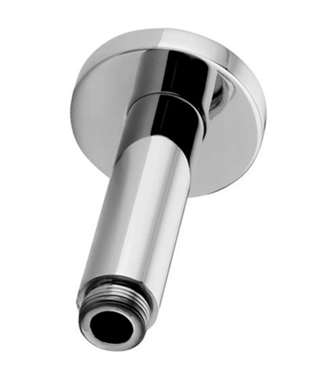 Braccio doccia a soffitto 12 cm in metallo cromato - Paffoni