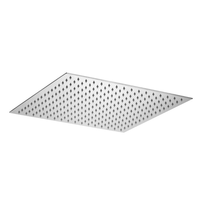 Soffione quadro anticalcare 40 x 40 cm in metallo cromato - Original di Paffoni