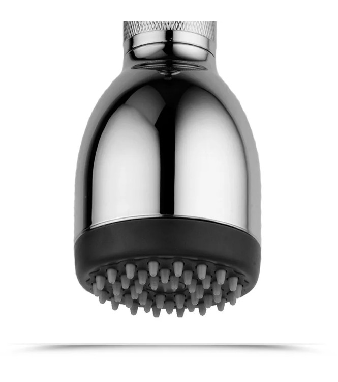 Soffione monogetto Ø 7 cm in abs cromato - Oregon di Paffoni