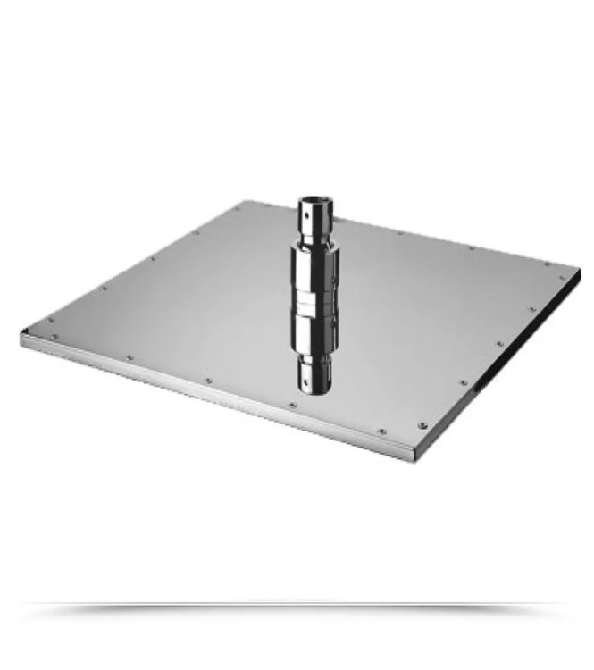 Soffione rettangolare ispezionabile 34 x 25 cm in metallo cromato - Blanc di Paffoni