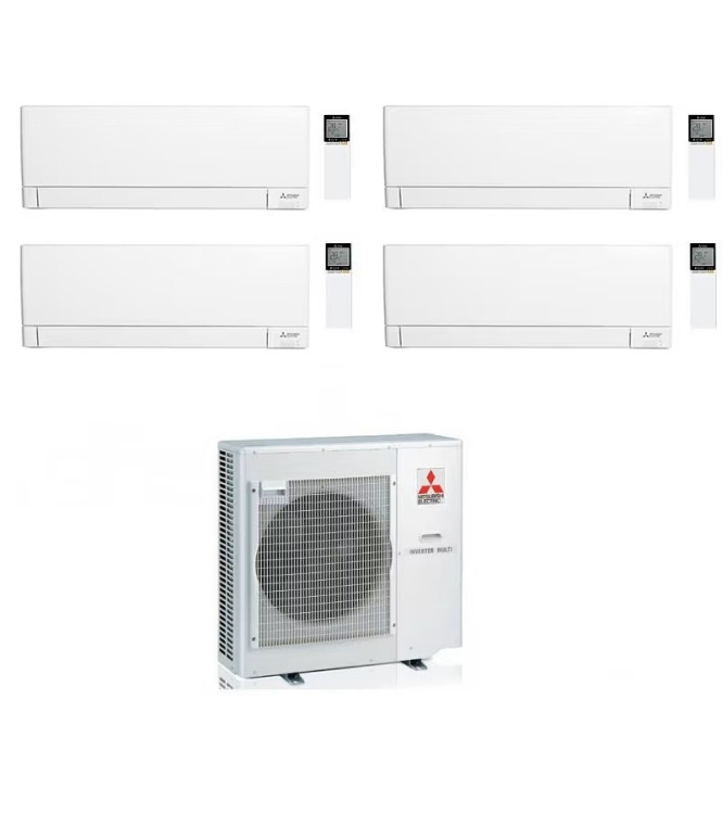Condizionatore Mitsubishi Serie AY 7000+7000+7000+7000 BTU Quadri Split Inverter Wi-fi A++/A+ - MXZ-4F80VF4