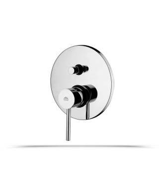 Composizione doccia Paffoni Stick con braccio, soffione, doccetta e miscelatore con deviatore