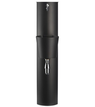 FONTANA A PARETE CON ATTACCHI ANTRACITE