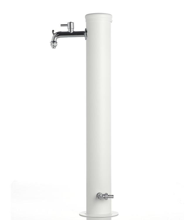 FONTANA 2 RUBINETTI BIANCO