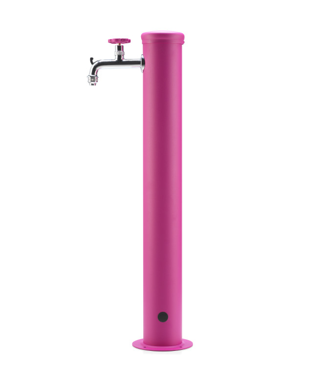 FONTANA CON GHIERA IN TINTA 1 RUBINETTO CICLAMINO