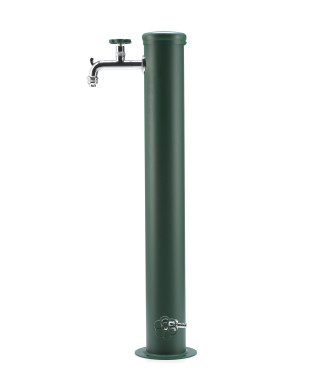 FONTANA CON GHIERA IN TINTA 2 RUBINETTO VERDE