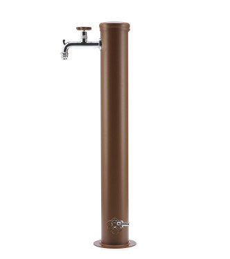 FONTANA CON GHIERA IN TINTA 2 RUBINETTO RUGGINE