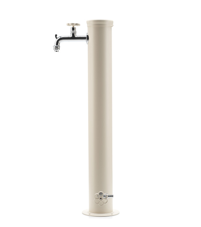 FONTANA CON GHIERA IN TINTA 2 RUBINETTO AVORIO