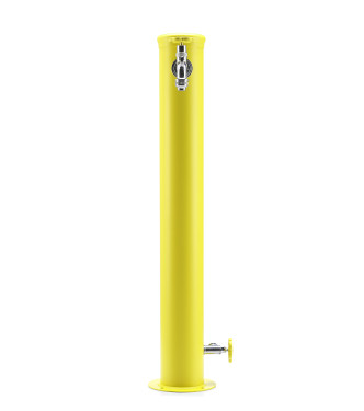 FONTANA CON GHIERA IN TINTA 2 RUBINETTO GIALLO