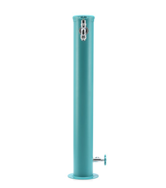 FONTANA CON GHIERA IN TINTA 2 RUBINETTO TURCHESE