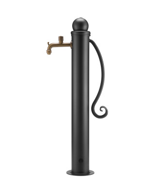 FONTANA A COLONNA ALTA ANTRACITE