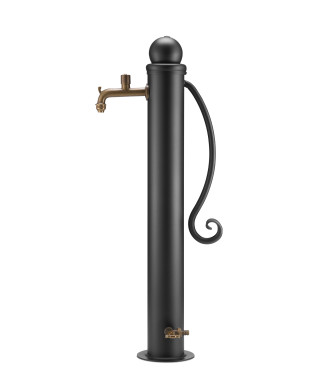 FONTANA A COLONNA ALTA ANTRACITE