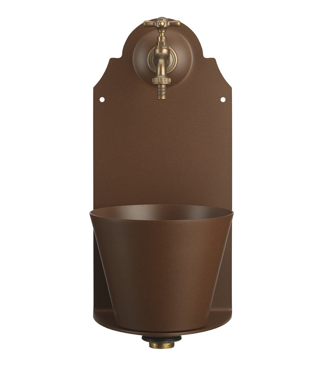 FONTANELLA A PARETE RUGGINE