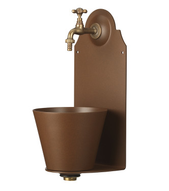 FONTANELLA A PARETE RUGGINE