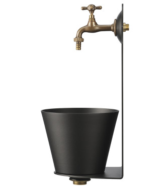 FONTANELLA A PARETE ANTRACITE