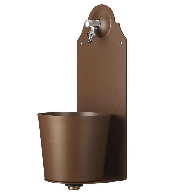 FONTANA A PARETE RUGGINE