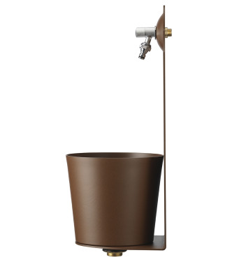 FONTANA A PARETE RUGGINE