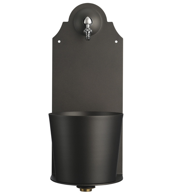 FONTANA A PARETE ANTRACITE