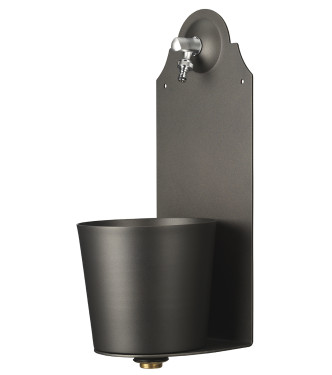 FONTANA A PARETE ANTRACITE