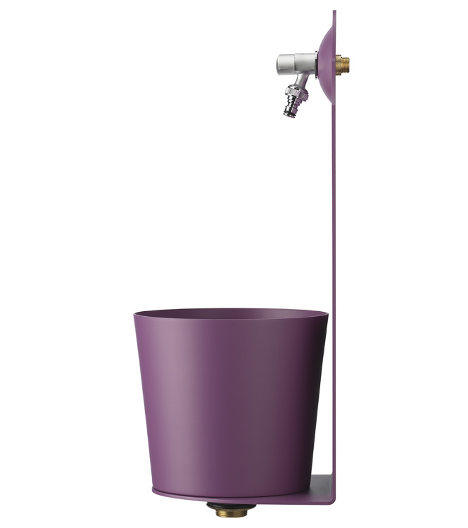 FONTANA A PARETE VIOLA