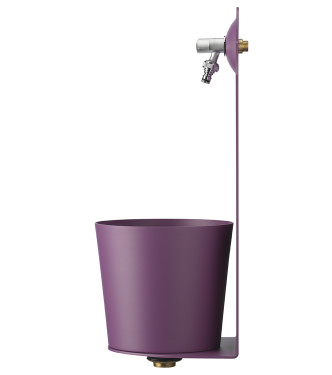 FONTANA A PARETE VIOLA