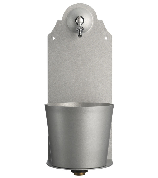 FONTANA A PARETE ALLUMINIO