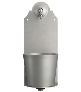 FONTANA A PARETE ALLUMINIO