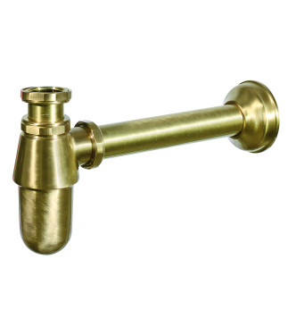 SIFONE IN OTTONE SPAZZOLATO