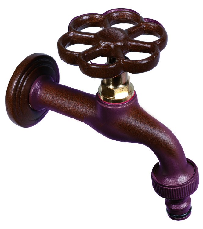 RUBINETTO COLORATO RUGGINE