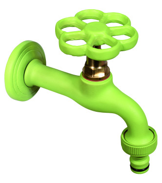 RUBINETTO COLORATO VERDE ACIDO