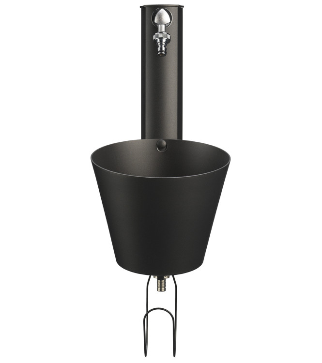 FONTANA A PARETE ANTRACITE