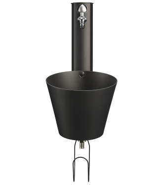 FONTANA A PARETE ANTRACITE