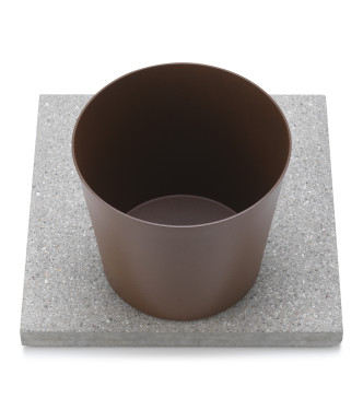 BASE IN GRANIGLIA CON VASCHETTA RUGGINE