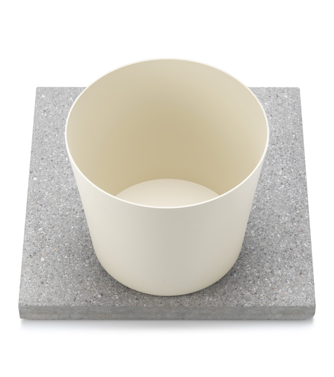 BASE IN GRANIGLIA CON VASCHETTA AVORIO