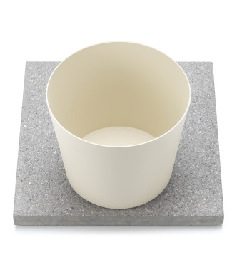 BASE IN GRANIGLIA CON VASCHETTA AVORIO