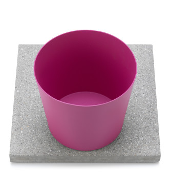 BASE IN GRANIGLIA CON VASCHETTA CICLAMINO